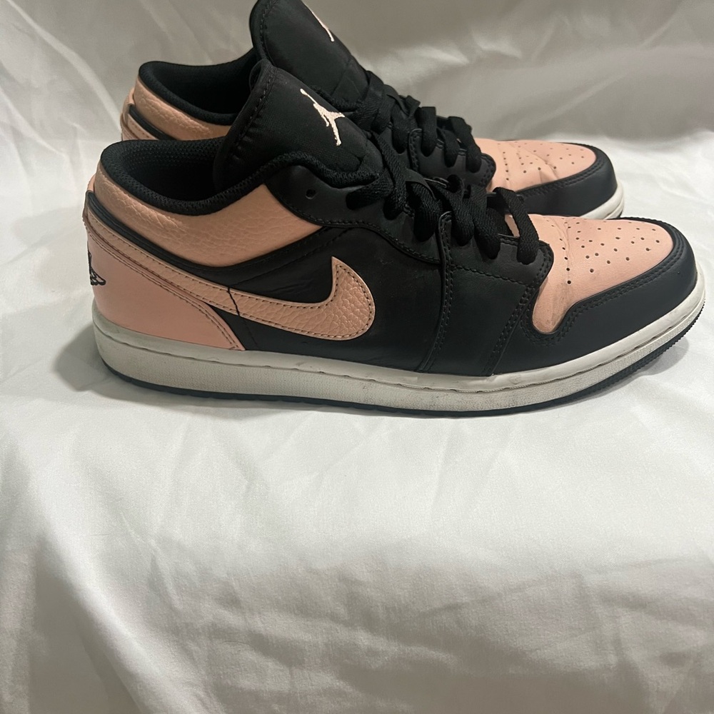 Jordan Black and Pink Sneakers